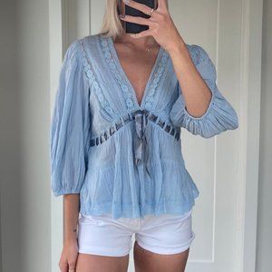 Free People Blouse (Size Medium)